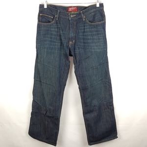 Arizona Loose Straight Jeans Mens 34x30 Streetwear Urban Western Casual Denim